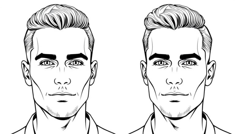 male edge before and after