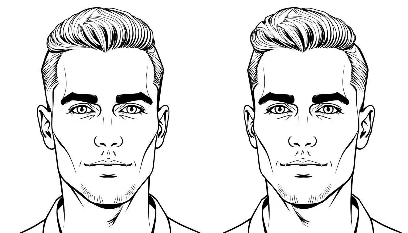 male edge before and after