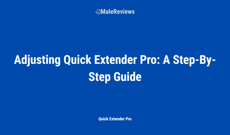 Adjusting Quick Extender Pro: A Step By Step Guide