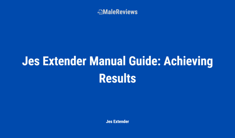 Jes Extender Manual Guide: Achieving Results